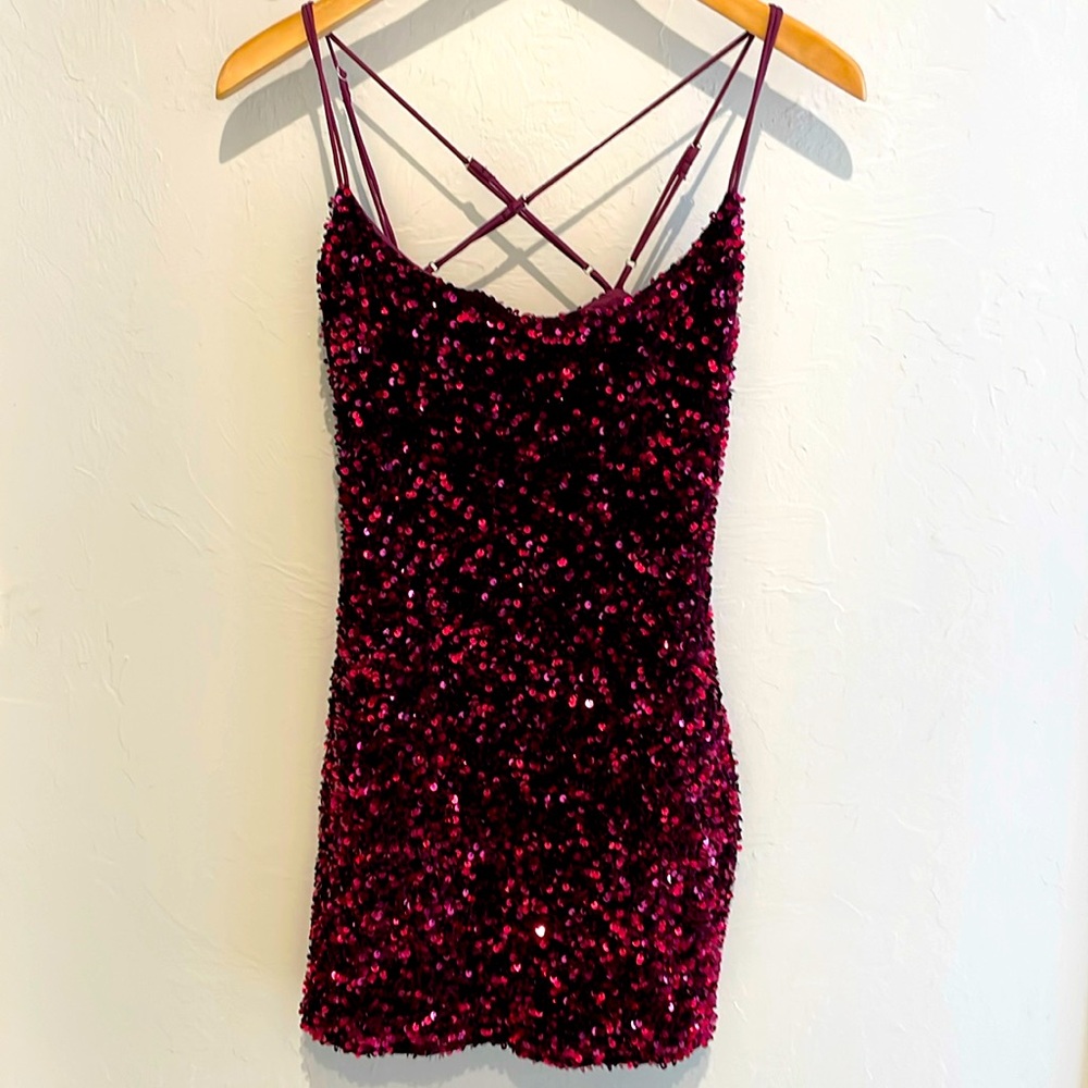 Sequin Mini Dress